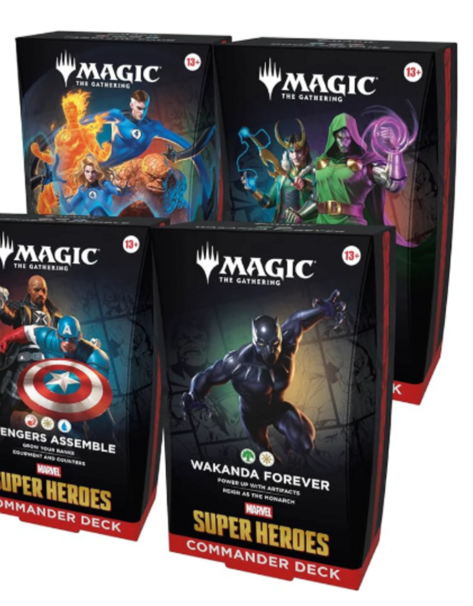 Magic the Gathering MTG MARVEL SUPER HEROES COMMANDER Asst.