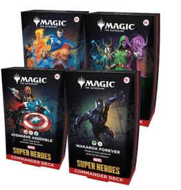 Magic the Gathering MTG MARVEL SUPER HEROES COMMANDER Asst.