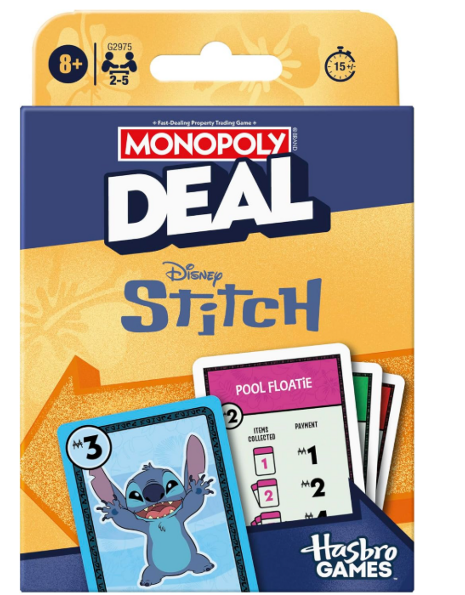 Hasbro MONOPOLY DEAL STITCH