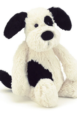 Jellycat Bashful Black &  Cream Puppy Original (Med)
