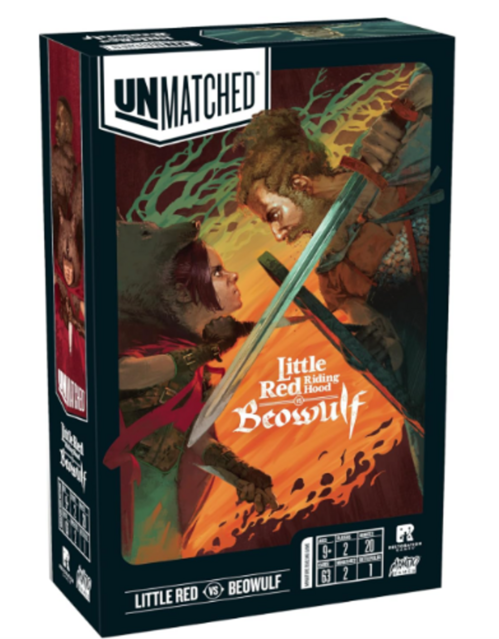 Restoration Games UNMATCHED Little Red Riding Hood vs Beowulf