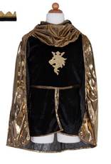 Great Pretenders Golden Knight with Tunic, Cape, & Crown Size 3-4