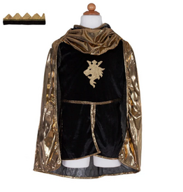 Great Pretenders Golden Knight with Tunic, Cape, & Crown Size 3-4