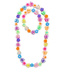 Great Pretenders Flutter Flower Necklace & Bracelet Set 2pc