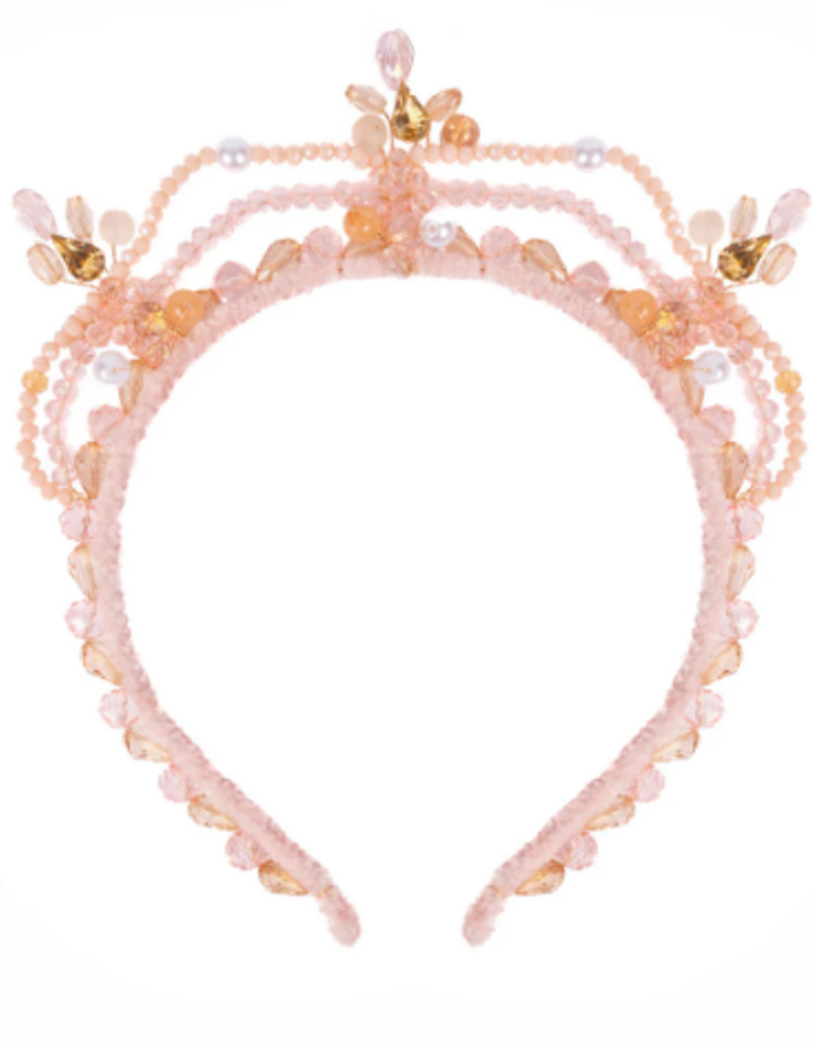 Great Pretenders Blushing Crystals Beaded Tiara