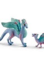 Schleich Flower dragon and baby 70592
