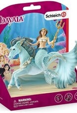 Schleich Mermaid Eyela on underwater horse 70594