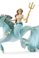 Schleich Mermaid Eyela on underwater horse 70594