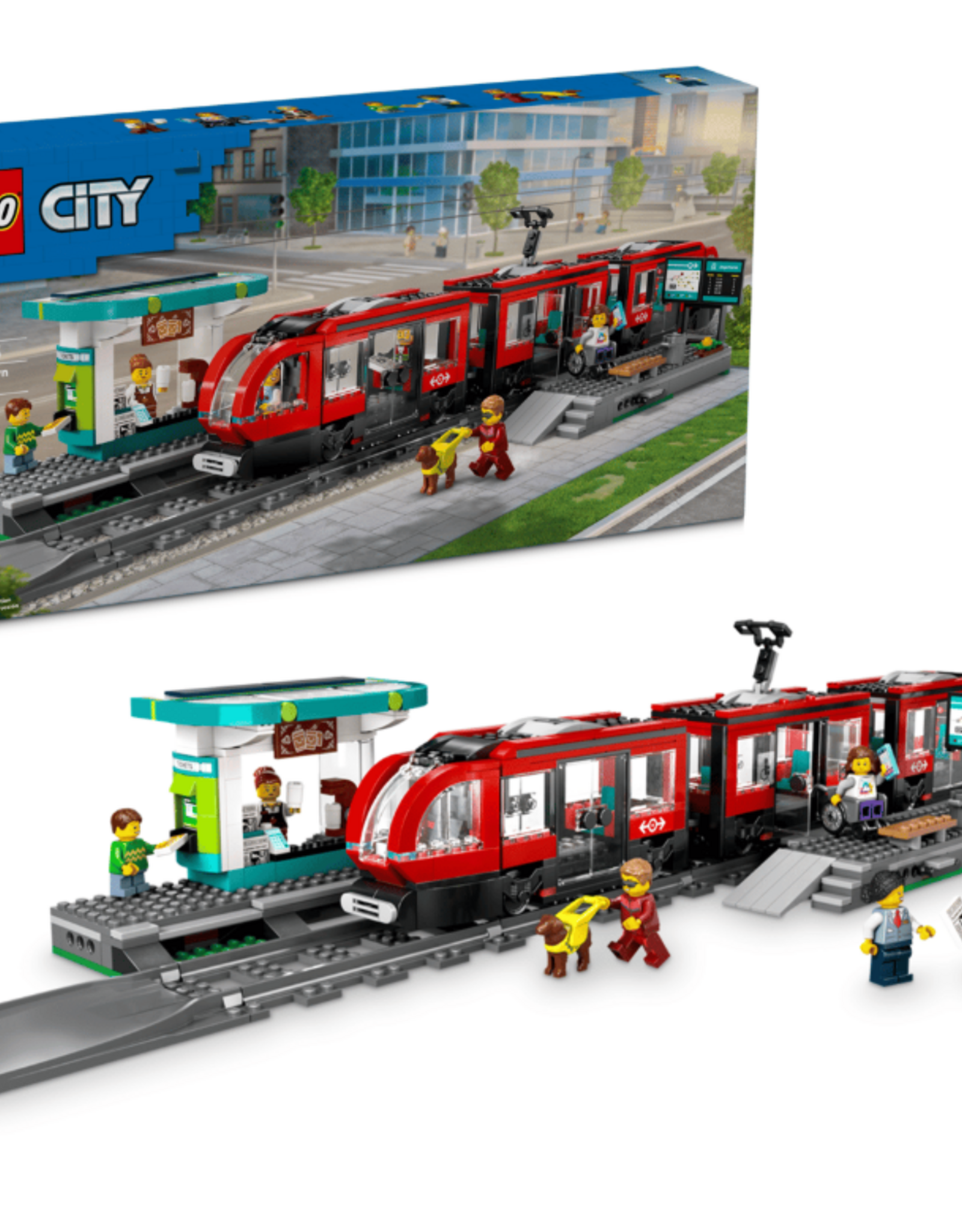 LEGO 60423 Downtown Streetcar and Station