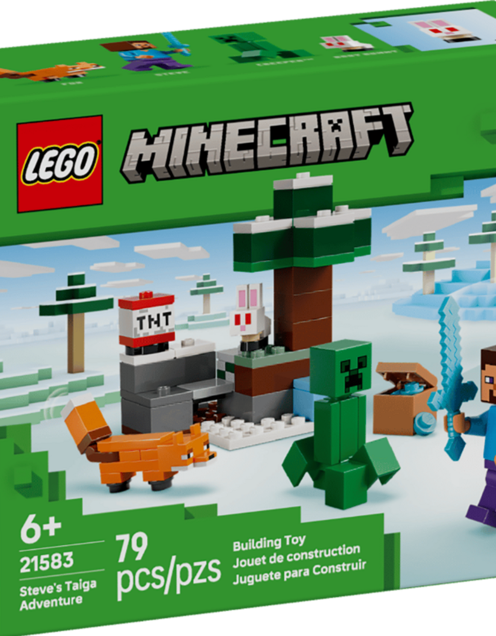 LEGO 21583 Steve's Taiga Adventure