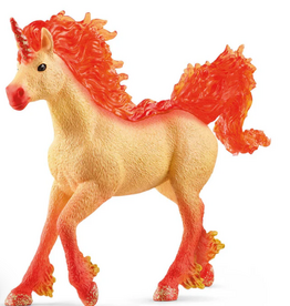 Schleich Elementa Fire Unicorn Stallion 70756