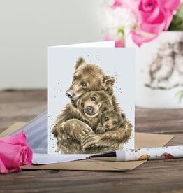 Wrendale Design Card - Bear Hugs Gift Card Enclosure