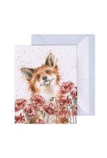 Wrendale Design Card - Poppy Field Gift Enclosure Card