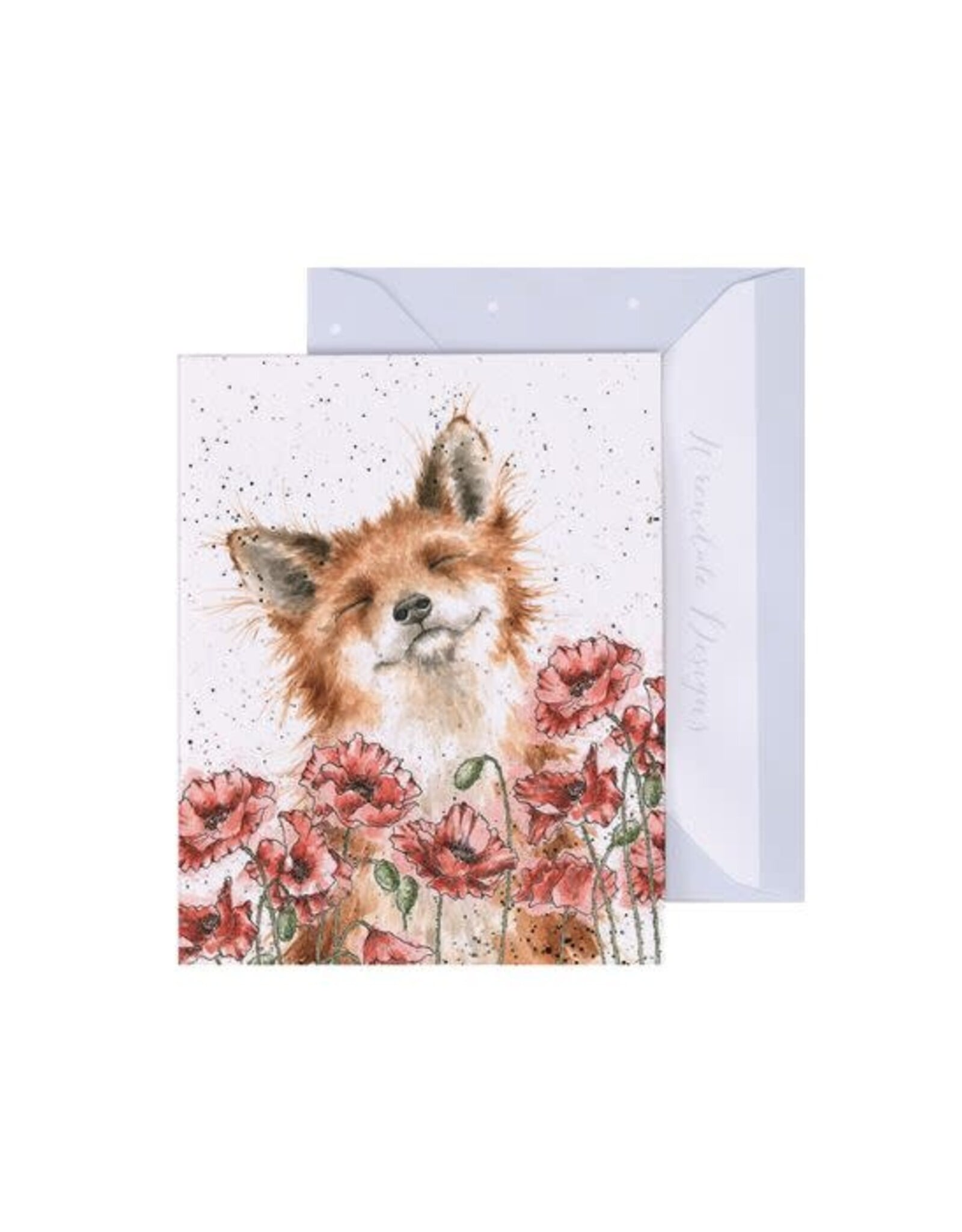Wrendale Design Card - Poppy Field Gift Enclosure Card