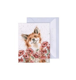 Wrendale Design Card - Poppy Field Gift Enclosure Card