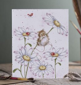 Wrendale Design Card - Oops a Daisy Single Card