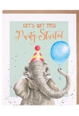Wrendale Design Card - Lets Get This Party Started Single Card
