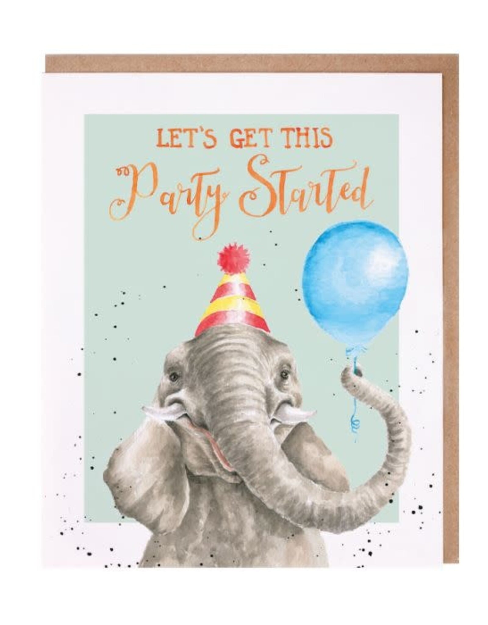 Wrendale Design Card - Lets Get This Party Started Single Card