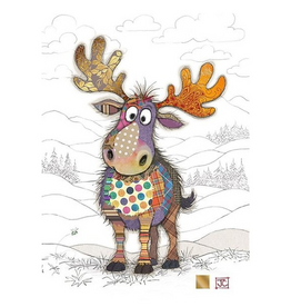 Bug Art Greeting Card - Maxi Moose