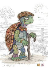 Bug Art Greeting Card - Theodore Tortoise