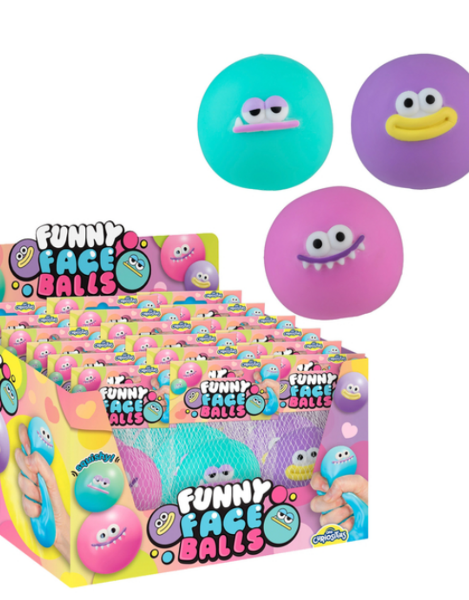 ORBtoys Funny Faces Balls Asst.