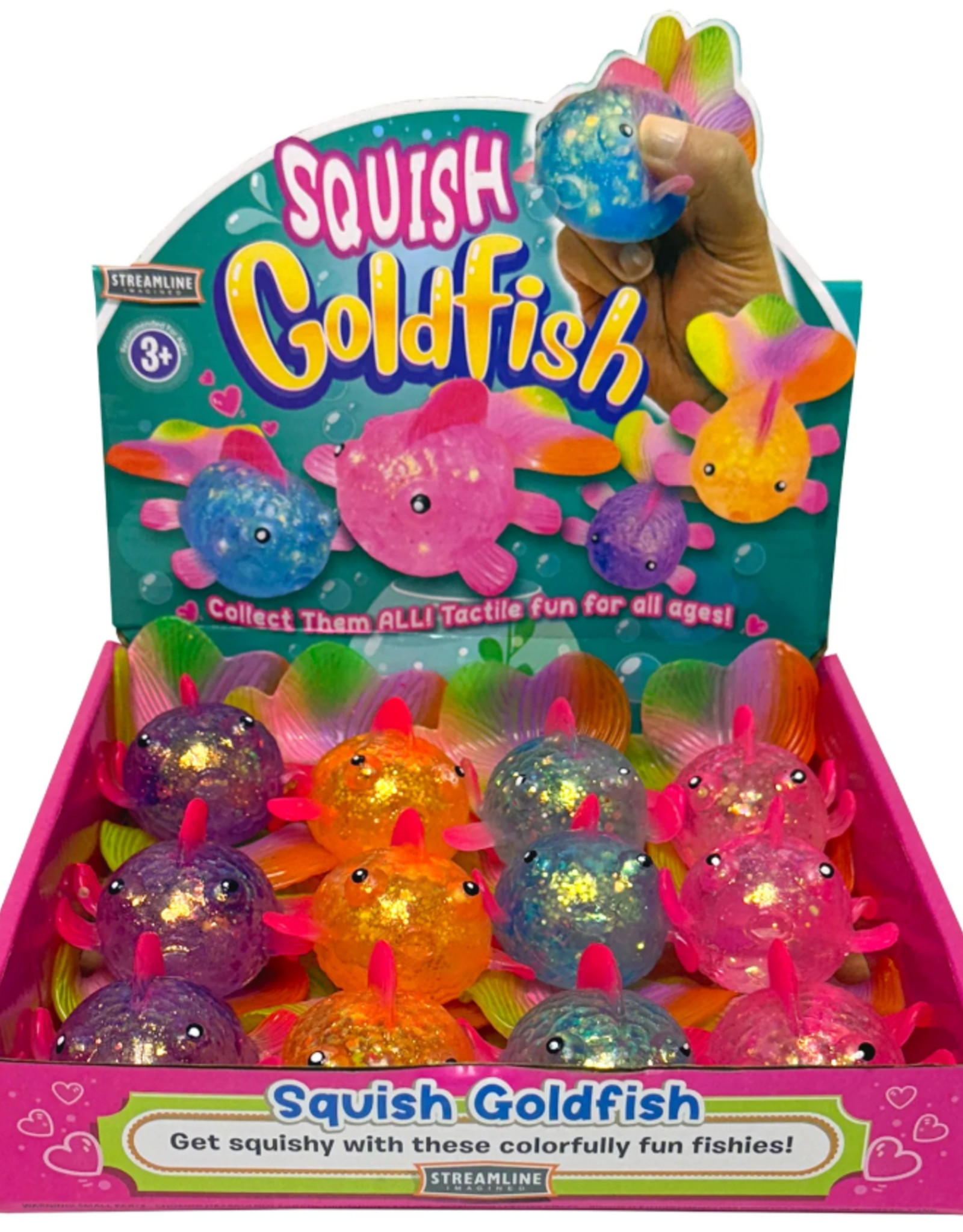 Streamline Squishy Fishies 11cm Asst.