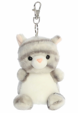 Aurora PALM PALS - Silver Kitty Clip-On 4"