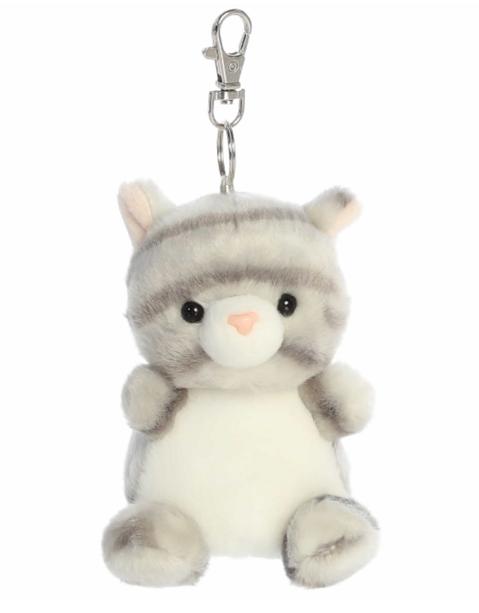 Aurora PALM PALS - Silver Kitty Clip-On 4"