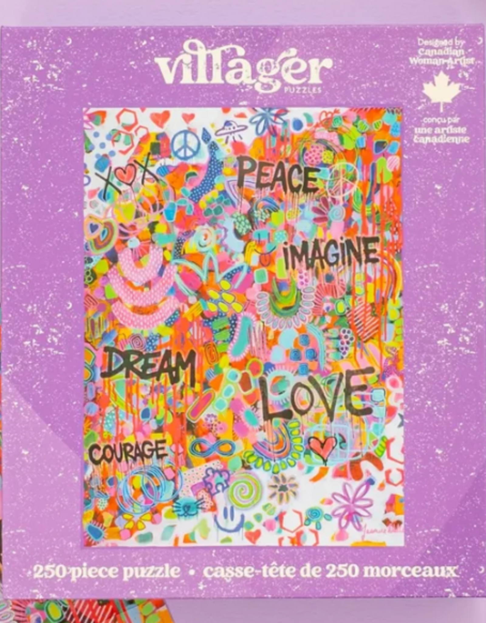 Villager Pink Graffiti 250pc