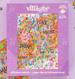 Villager Pink Graffiti 250pc