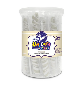 Adams & Brooks Adams & Brooks Mini Unicorn Horn - White - Vanilla