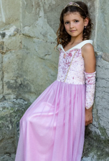 Great Pretenders Velvety Soft Sleeping Sweetheart Princess Gown w/arm warmers Size 3-4