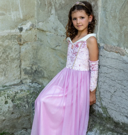 Great Pretenders Velvety Soft Sleeping Sweetheart Princess Gown w/arm warmers Size 3-4