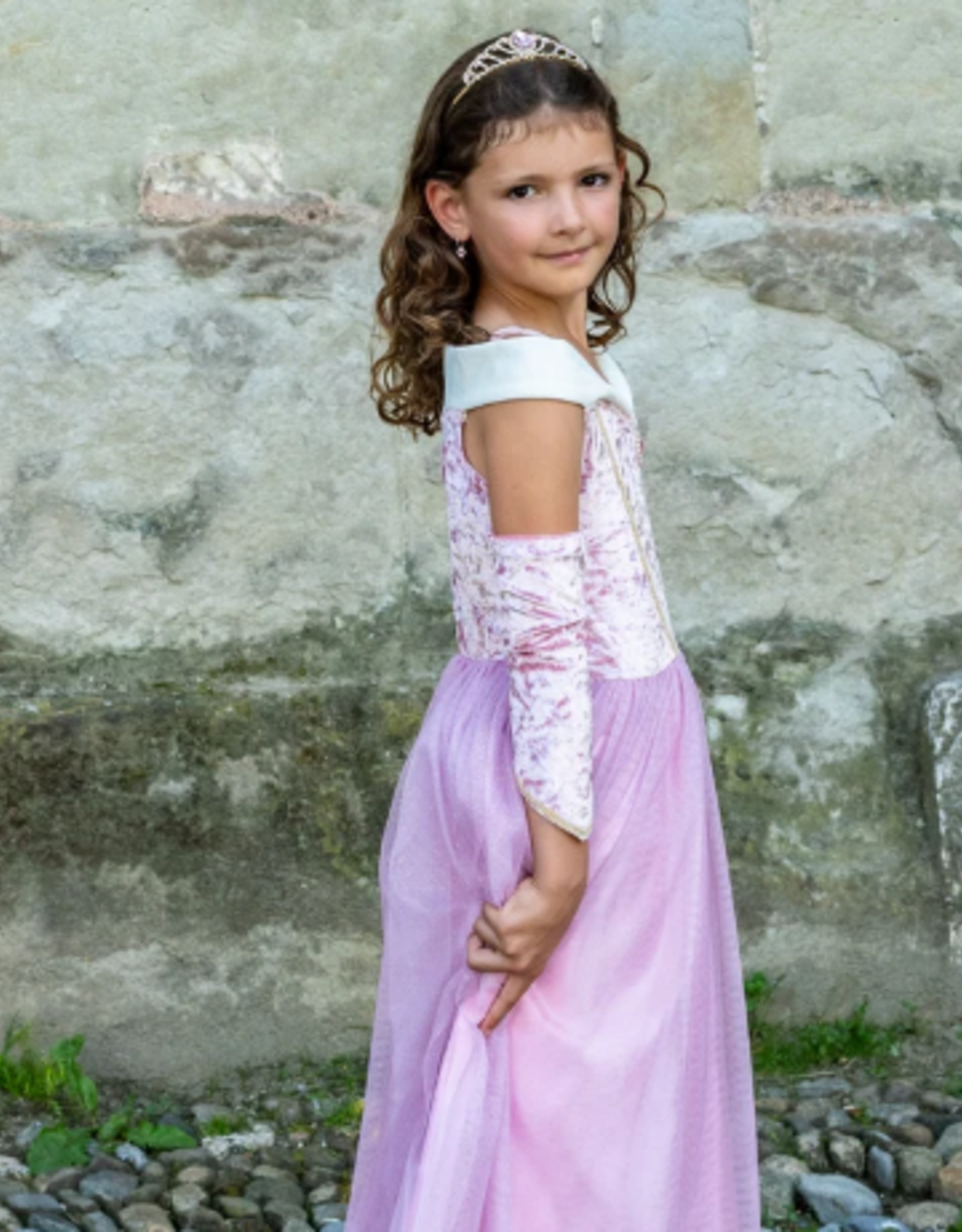Great Pretenders Velvety Soft Sleeping Sweetheart Princess Gown w/arm warmers Size 5-6