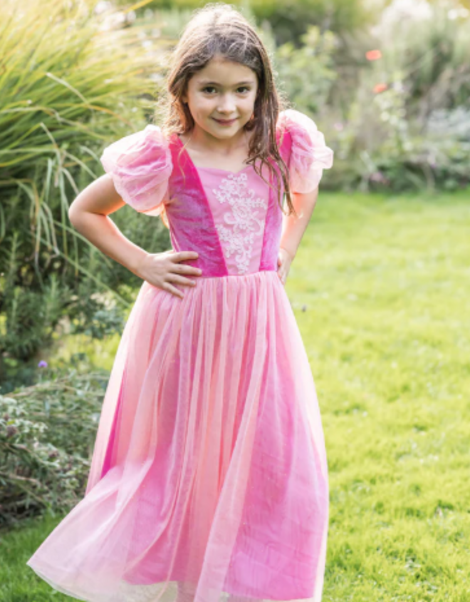 Great Pretenders Rose Sorbet Princess Dress Size 7-8