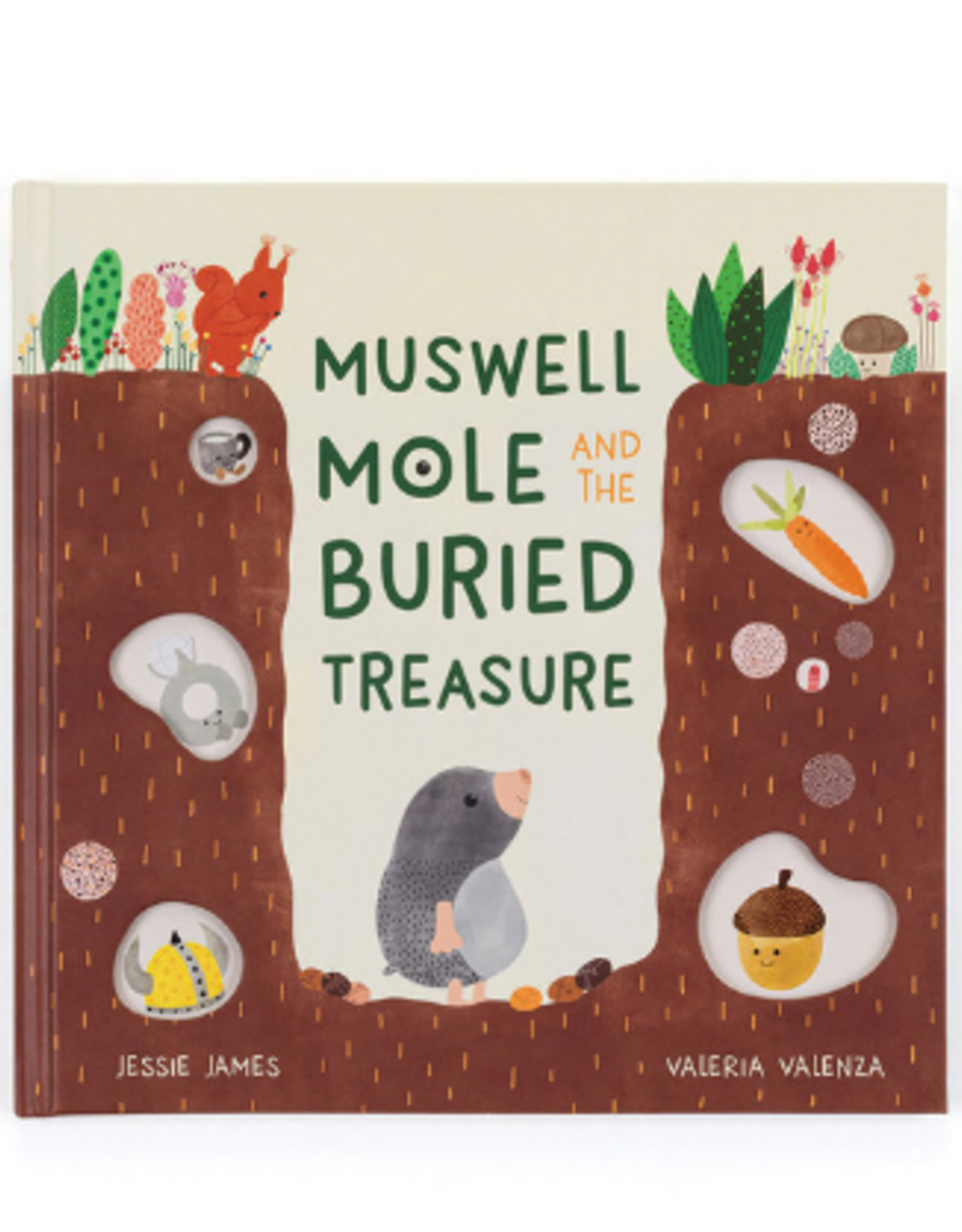 Jellycat Muswell Mole and the Buried Treasure Book
