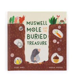 Jellycat Muswell Mole and the Buried Treasure Book