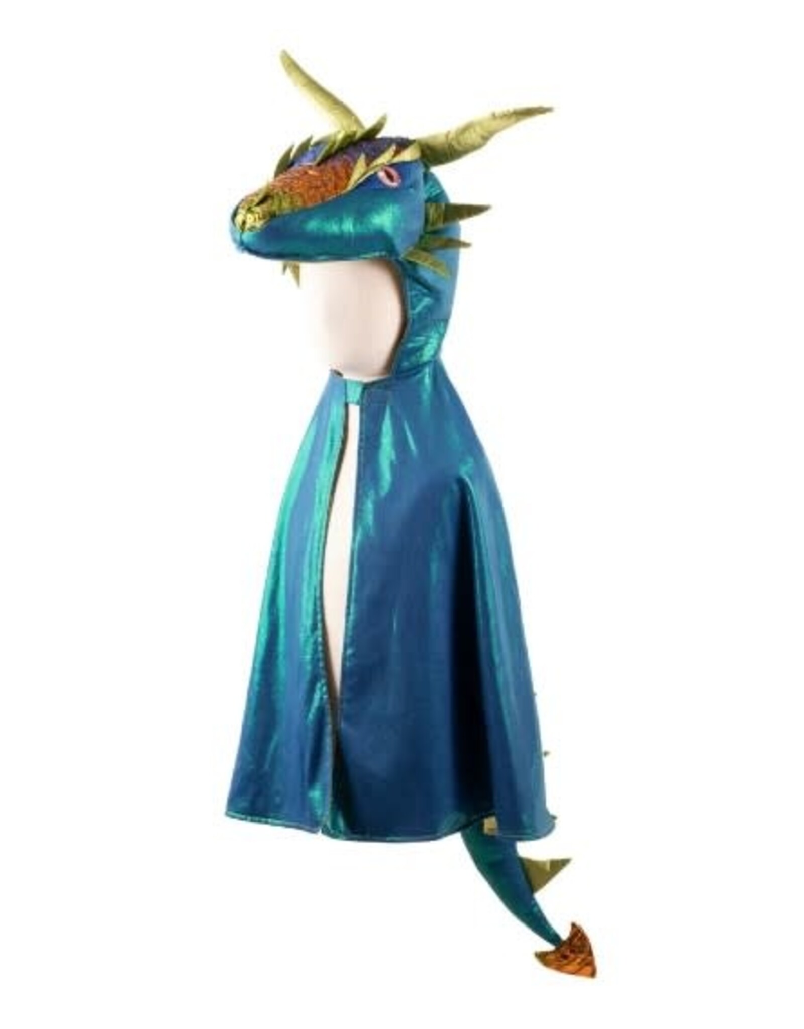 Great Pretenders Emerald Metallic Dragon Cape Size 5-6