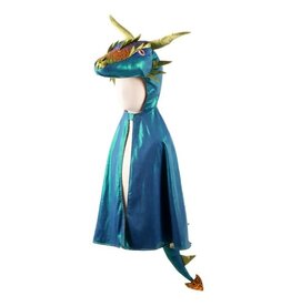 Great Pretenders Emerald Metallic Dragon Cape Size 5-6