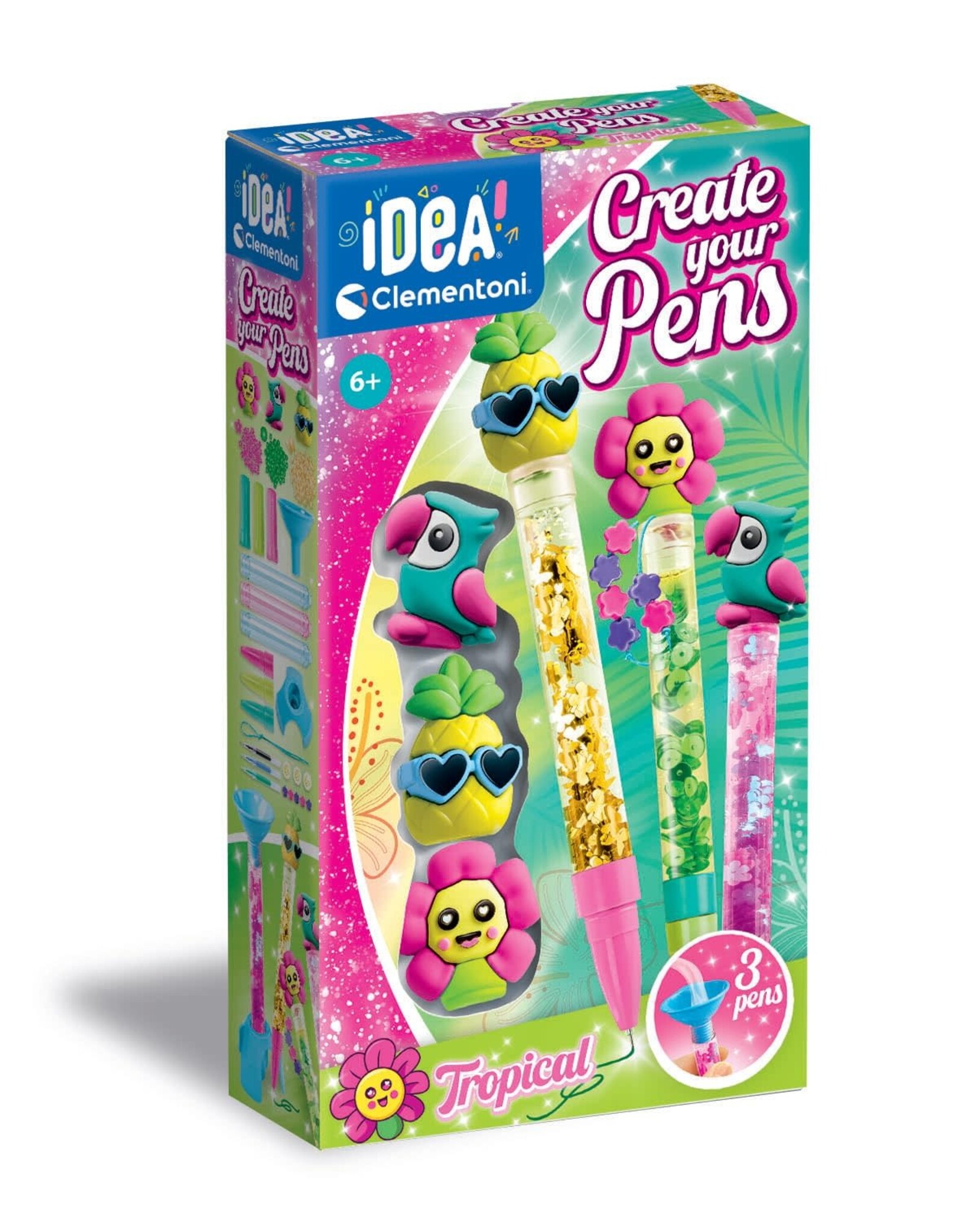 Clementoni IDEA - CREATE YOUR PENS - TROPICAL
