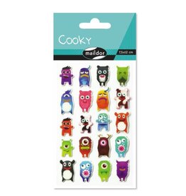 maildor Cooky Stickers Monsters 2  21 Stickers