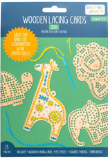 Stephen Joseph WOODEN LACING CARDS ZOO