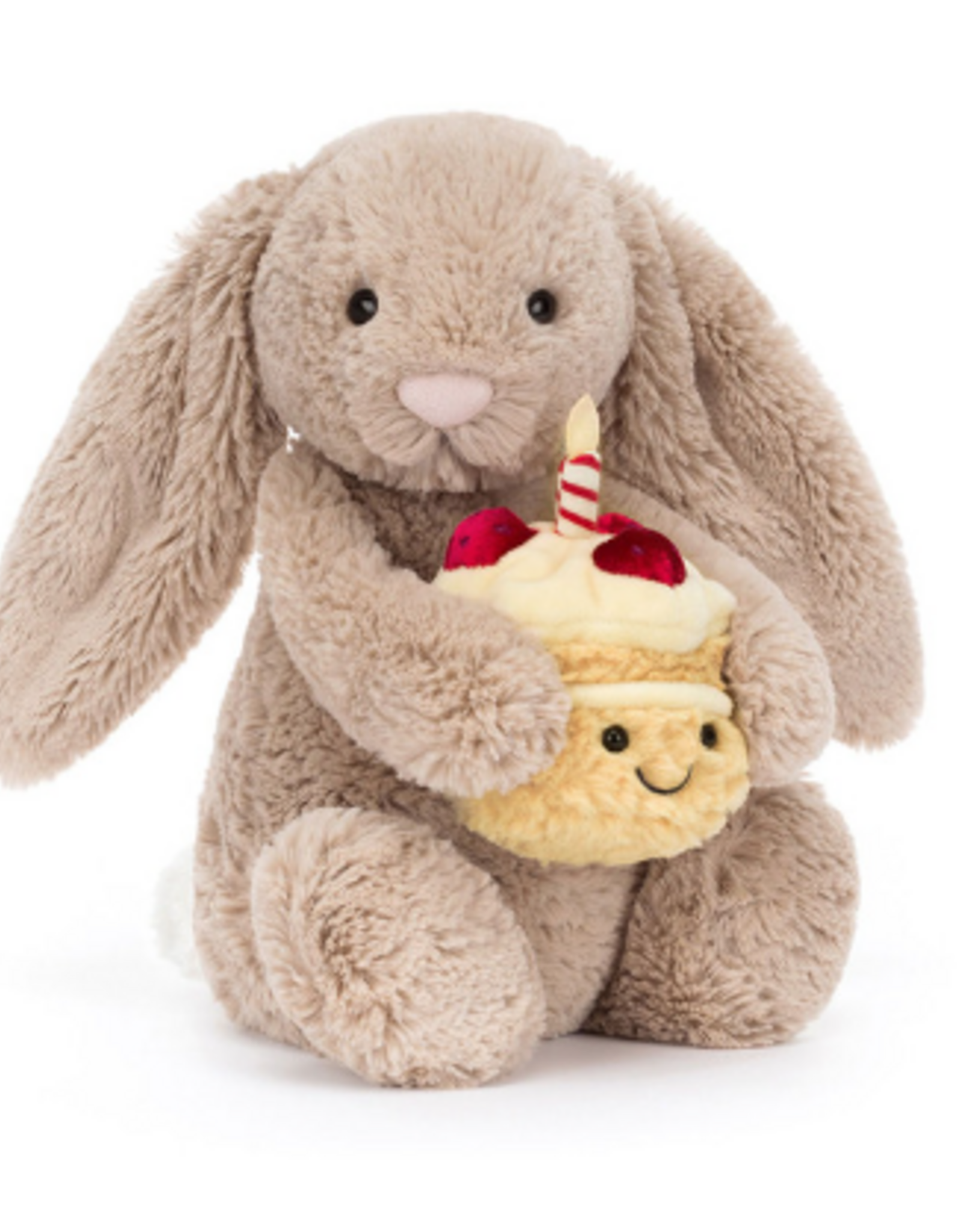 Jellycat Bashful Beige Bunny 'Birthday'