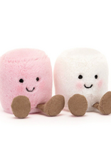 Jellycat Amuseables Pink and White Marshmallows