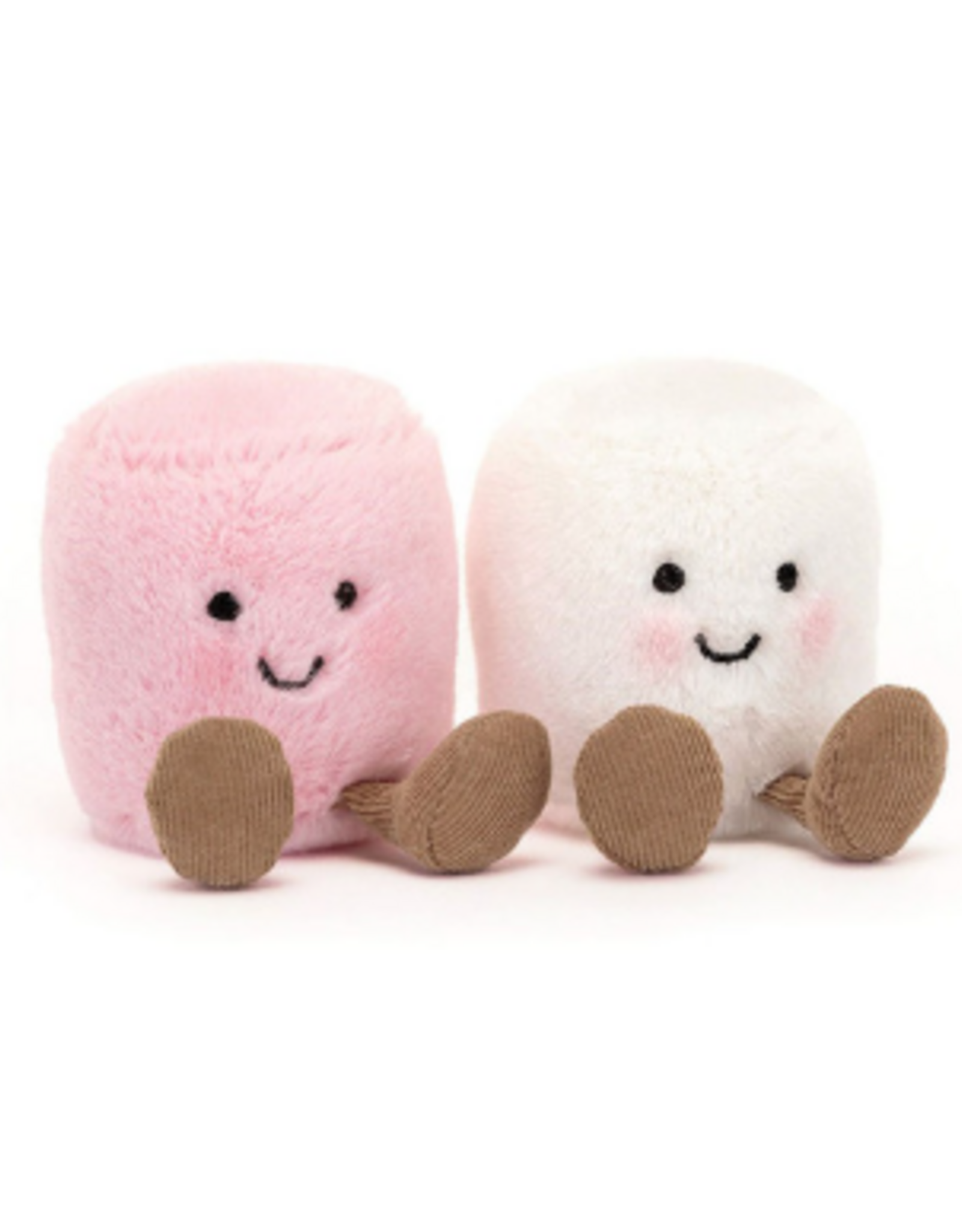Jellycat Amuseables Pink and White Marshmallows