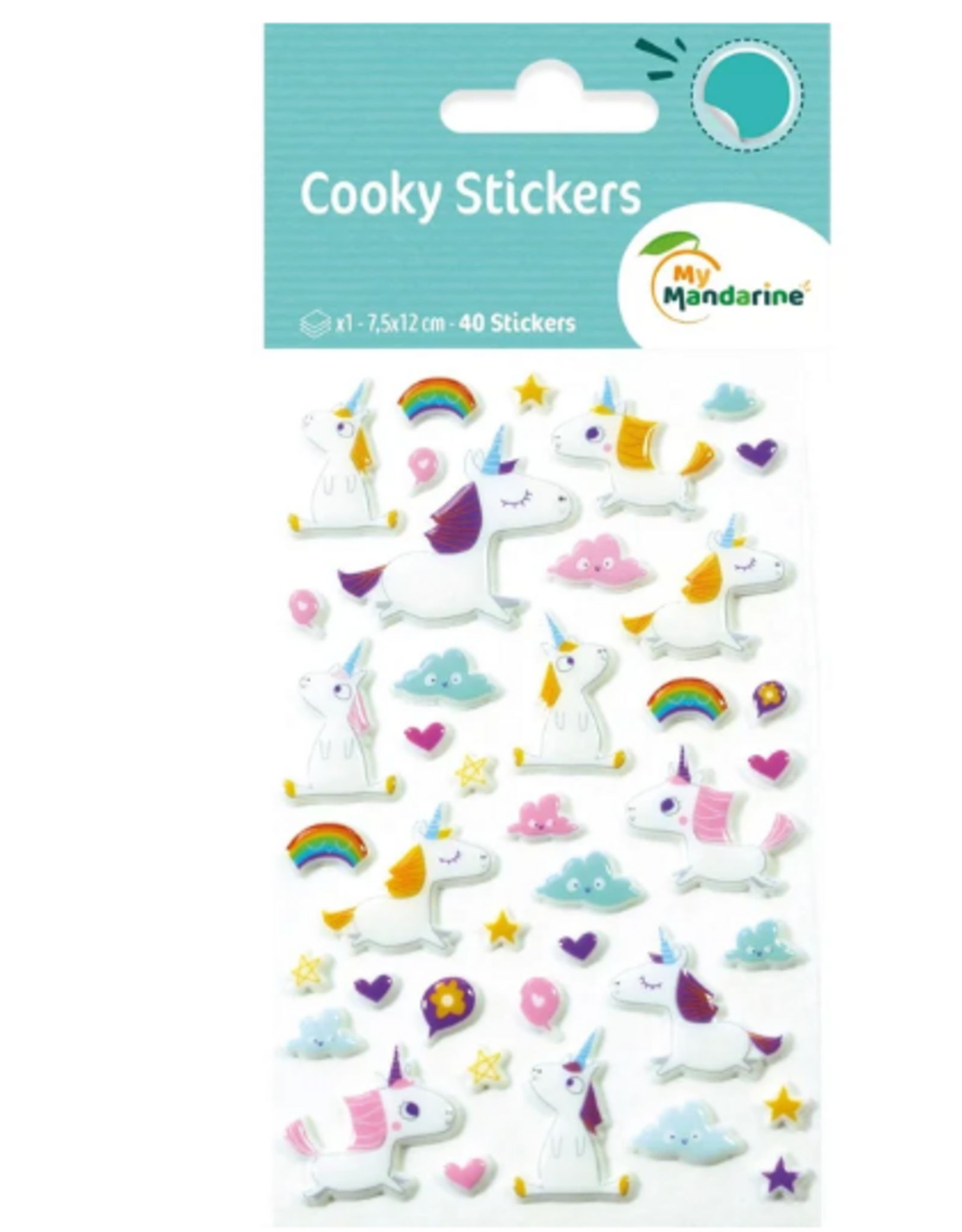 maildor Cooky Stickers Unicorns 40 Stickers