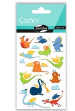 maildor Cooky Stickers Dragons 15 Stickers