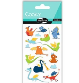 maildor Cooky Stickers Dragons 15 Stickers
