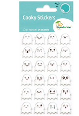 maildor Cooky Stickers Ghosts 24 stickers