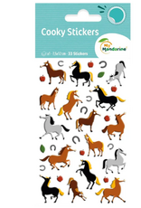 maildor Cooky Stickers Horses 33 stickers